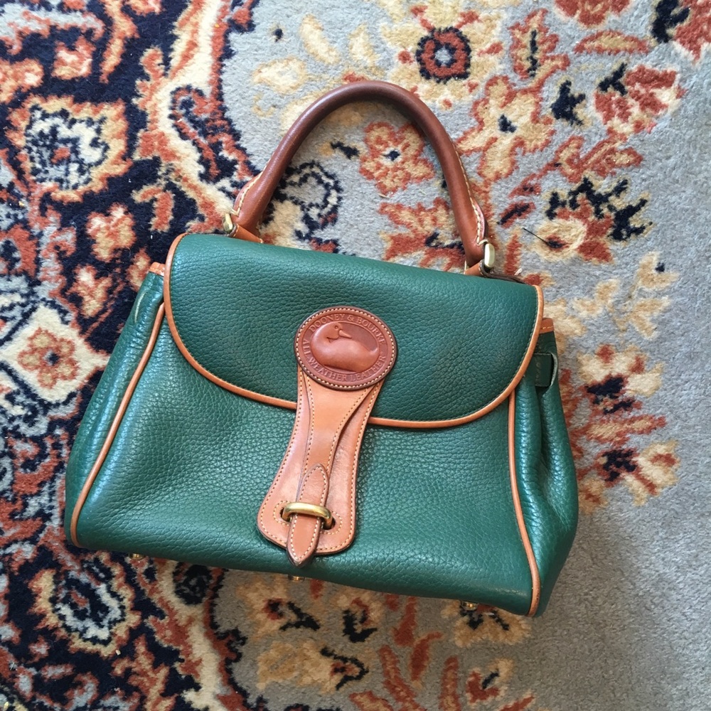 Green Vintage Top Handle Dooney and Bourke